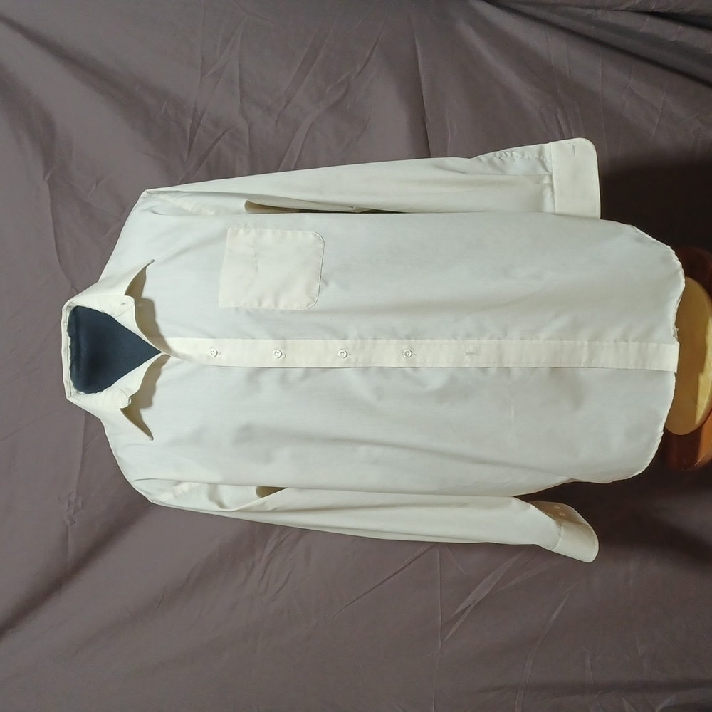 Croft & Barrow Tan Dress Shirt Size 17/36